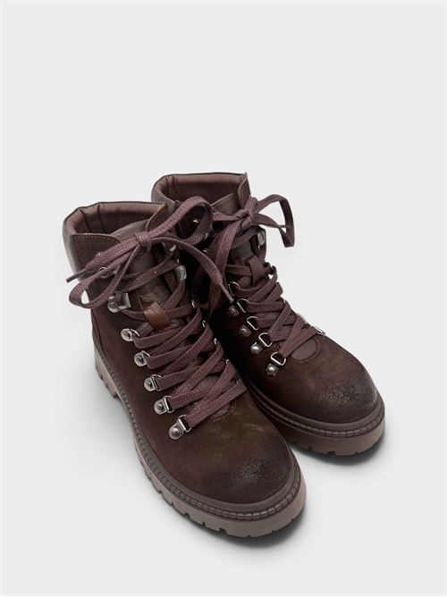 Pedula alta in suede mocha IL LACCIO | 51460SUEDEMOCHA395